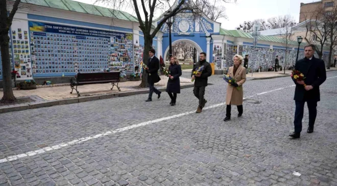 Batılı Liderler Ukrayna’ya Dayanışma İçin Kiev’e Geldi