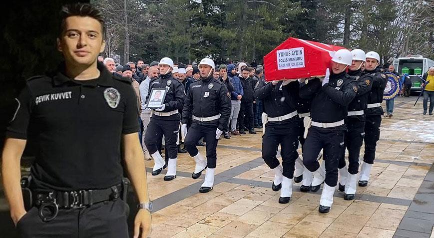 Kazada ölen polis memuruna son veda! Kahreden detay ortaya çıktı